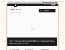 Tablet Screenshot of lesplaisirsdantan.com